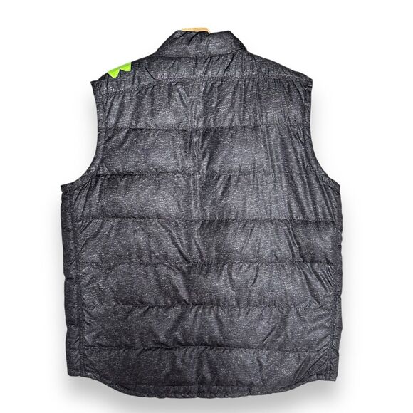 Under Armour Puffer Vest 700 Fill Down Mens Sz 2XL XXL Reversible Logo Warm UA - Picture 3 of 14